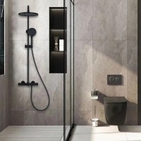 Душевая система 250 мм Vincea Esse VSFS-1E1TMB