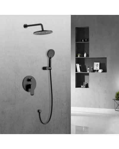 Душевой комплект 255 мм Vincea Esse VSFW-1E1MB