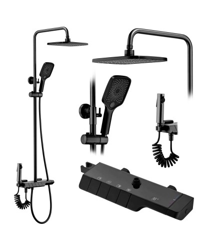 Душевая система 300х200 мм Rea Rob REA-P6627