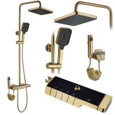 Душевая система 300х200 мм Rea Rob REA-P6623