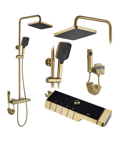 Душевая система 300х200 мм Rea Rob REA-P6623