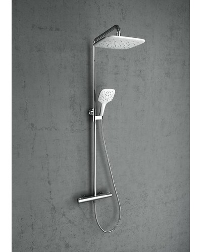 Душевая система Ravak 093.00/150 X070099 с термостатом Хром Белый