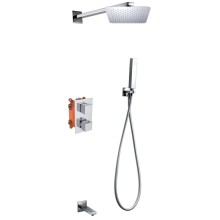 Душевой комплект 405 мм AltroBagno Cascata AltroBagnoCascata040103Cr