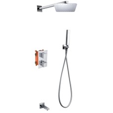 Душевой комплект 405 мм AltroBagno Cascata AltroBagnoCascata040103Cr