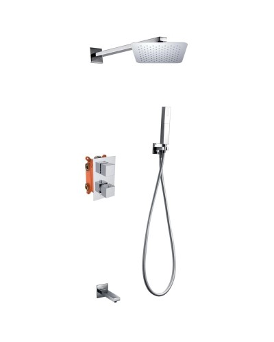 Душевой комплект 405 мм AltroBagno Cascata AltroBagnoCascata040103Cr