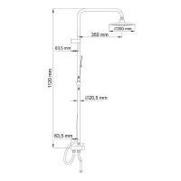 Душевая стойка WasserKRAFT A027
