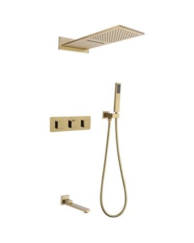 Душевой комплект 555х230 мм Abber Daheim AF8253G