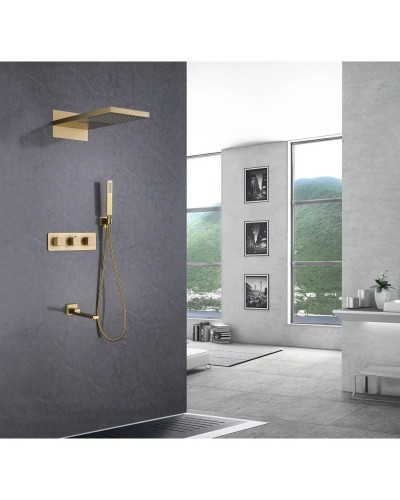 Душевой комплект 555х230 мм Abber Daheim AF8253G