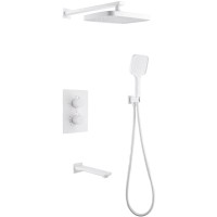 Душевой комплект 250 мм Abber Weiss Insel AF8050W