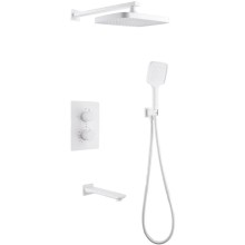 Душевой комплект 250 мм Abber Weiss Insel AF8050W