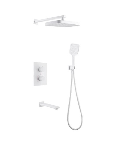 Душевой комплект 250 мм Abber Weiss Insel AF8050W