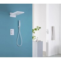 Душевой комплект 555х230 мм Abber Weiss Insel  AF8052W