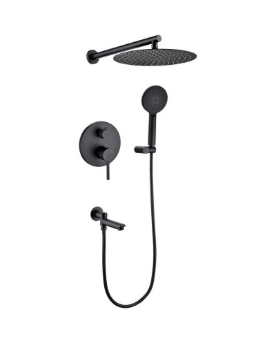 Душевой комплект 300 мм Grocenberg GB5001BL