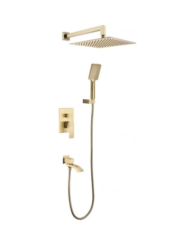 Душевой комплект 300 мм Grocenberg GB5007BR