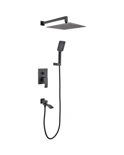 Душевой комплект 300 мм Grocenberg GB5007BL