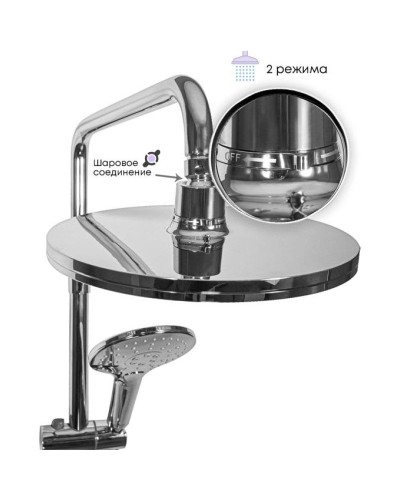 Душевая система 230 мм Grocenberg GB7001CR