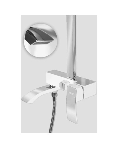 Душевая система 310х200 мм Grocenberg GB7007WC