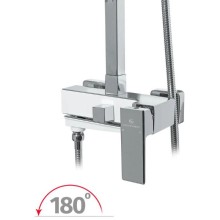 Душевая система 310х200 мм Grocenberg GB7008WC