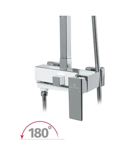 Душевая система 310х200 мм Grocenberg GB7008WC
