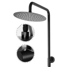 Душевая система 250 мм Grocenberg GB7011BL