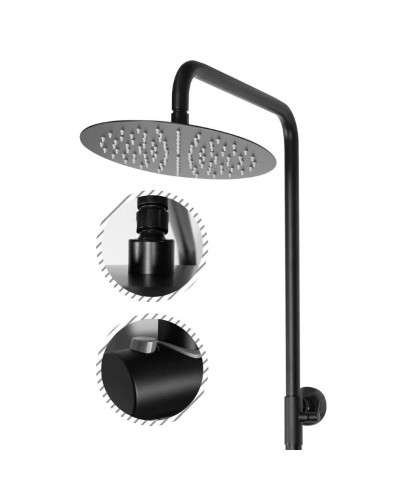 Душевая система 250 мм Grocenberg GB7011BL