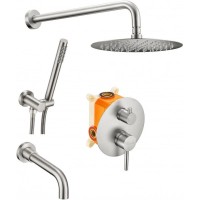 Душевой комплект 250 мм Milacio Ultra MCU.150.SS