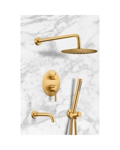 Душевой комплект 250 мм Milacio Ultra MCU.150.GD