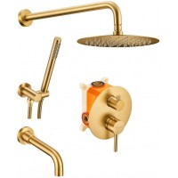 Душевой комплект 250 мм Milacio Ultra MCU.150.GD