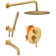 Душевой комплект 250 мм Milacio Ultra MCU.150.GD