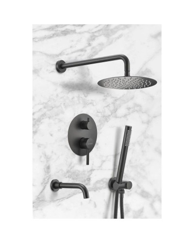 Душевой комплект 250 мм Milacio Ultra MCU.150.MB