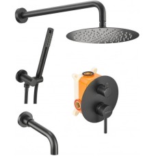 Душевой комплект 250 мм Milacio Ultra MCU.150.MB