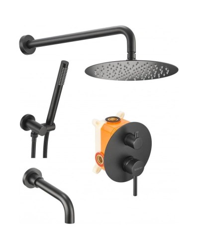 Душевой комплект 250 мм Milacio Ultra MCU.150.MB