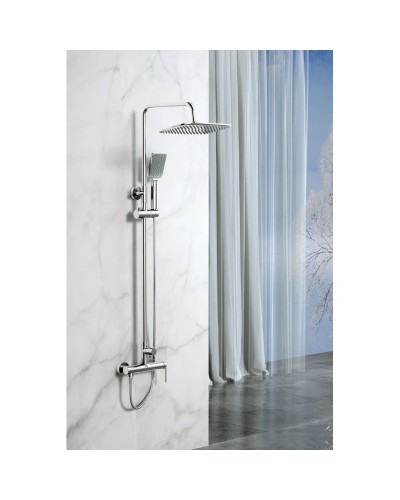 Душевая система 300х200 мм BelBagno Acqua ACQUA-DOCM-CRM