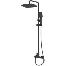 Душевая система 300х200 мм BelBagno Acqua ACQUA-DOCM-NERO