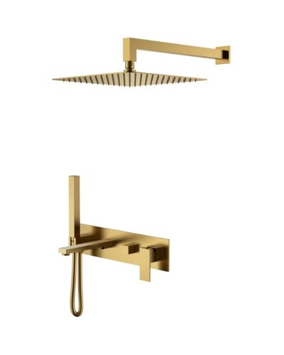 Душевой комплект 300 мм Boheme Qubic 474-BR