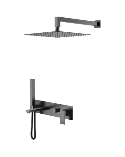 Душевой комплект 300 мм Boheme Qubic 474-GM