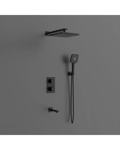 Душевой комплект 255 мм Vincea Next VSFW-1N3TMB