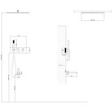 Душевой комплект 500 мм Abber Daheim AF8254