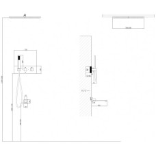 Душевой комплект 500 мм Abber Daheim AF8254