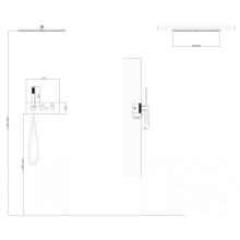 Душевой комплект 500 мм Abber Daheim AF8255