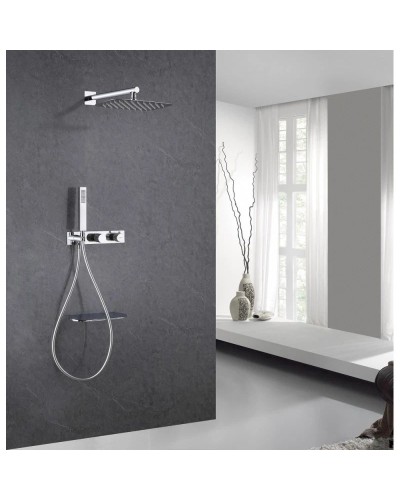 Душевой комплект 300х200 мм Abber Rund AF8750