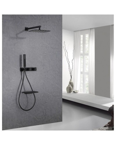 Душевой комплект 300х200 мм Abber Rund AF8750B