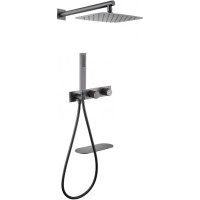 Душевой комплект 300х200 мм Abber Rund AF8750NG