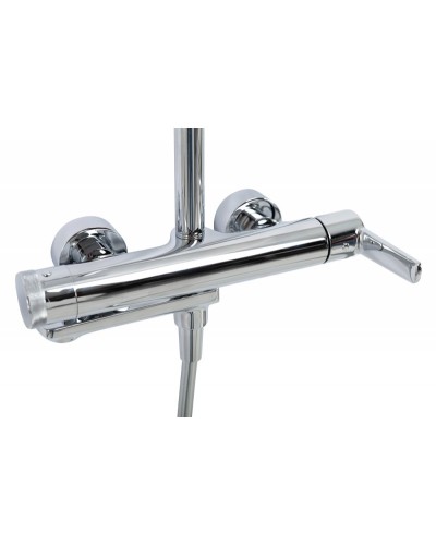 Душевая стойка со смесителем, изливом, верхним и ручным душем CEZARES LUX-CVD-01