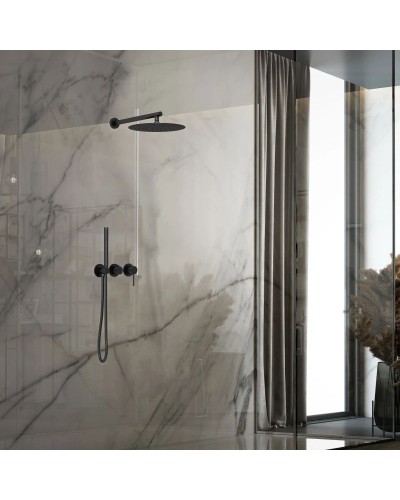 Душевой комплект 300 мм Vincea Groove VSFW-4G01MB