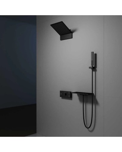 Душевой комплект 300 мм Vincea Futura VSFW-2F11TMB