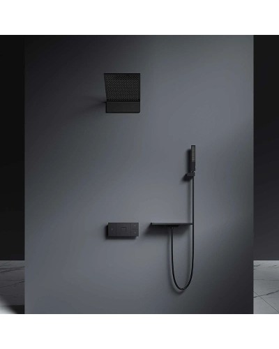 Душевой комплект 300 мм Vincea Futura VSFW-2F11TMB