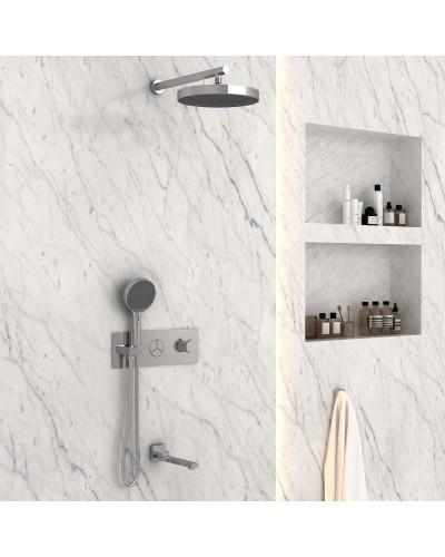 Душевой комплект 300 мм Vincea Inspire VSFW-432TI2CH