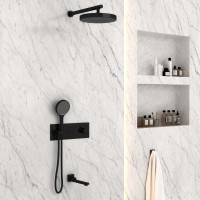 Душевой комплект 300 мм Vincea Inspire VSFW-432TI2MB