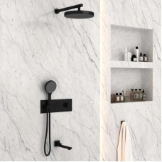 Душевой комплект 300 мм Vincea Inspire VSFW-432TI2MB